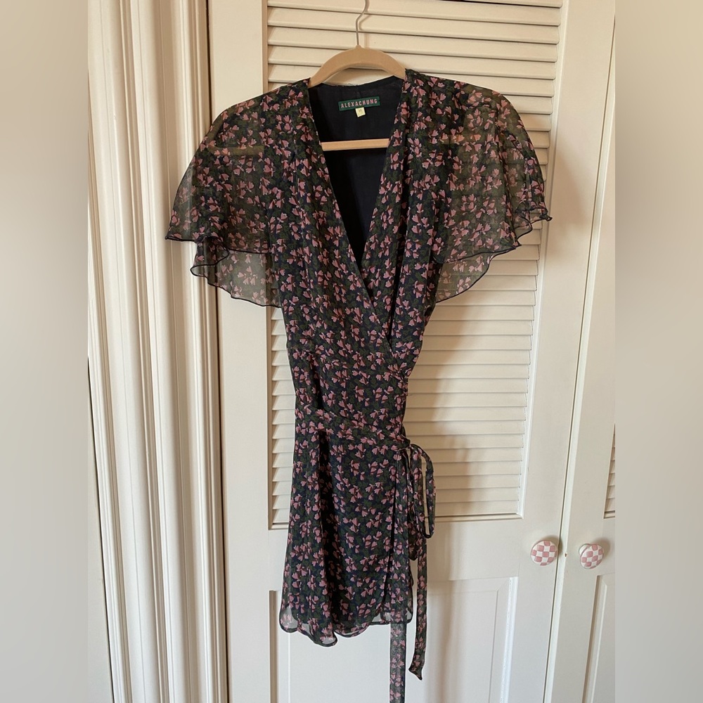 Alexa Chung Floral Wrap Dress